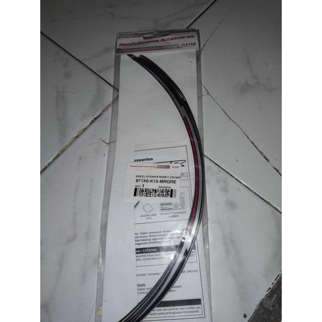 Sticker Velg (Wheel Sticker Rgrey) – CB150R StreetFire (K15)
