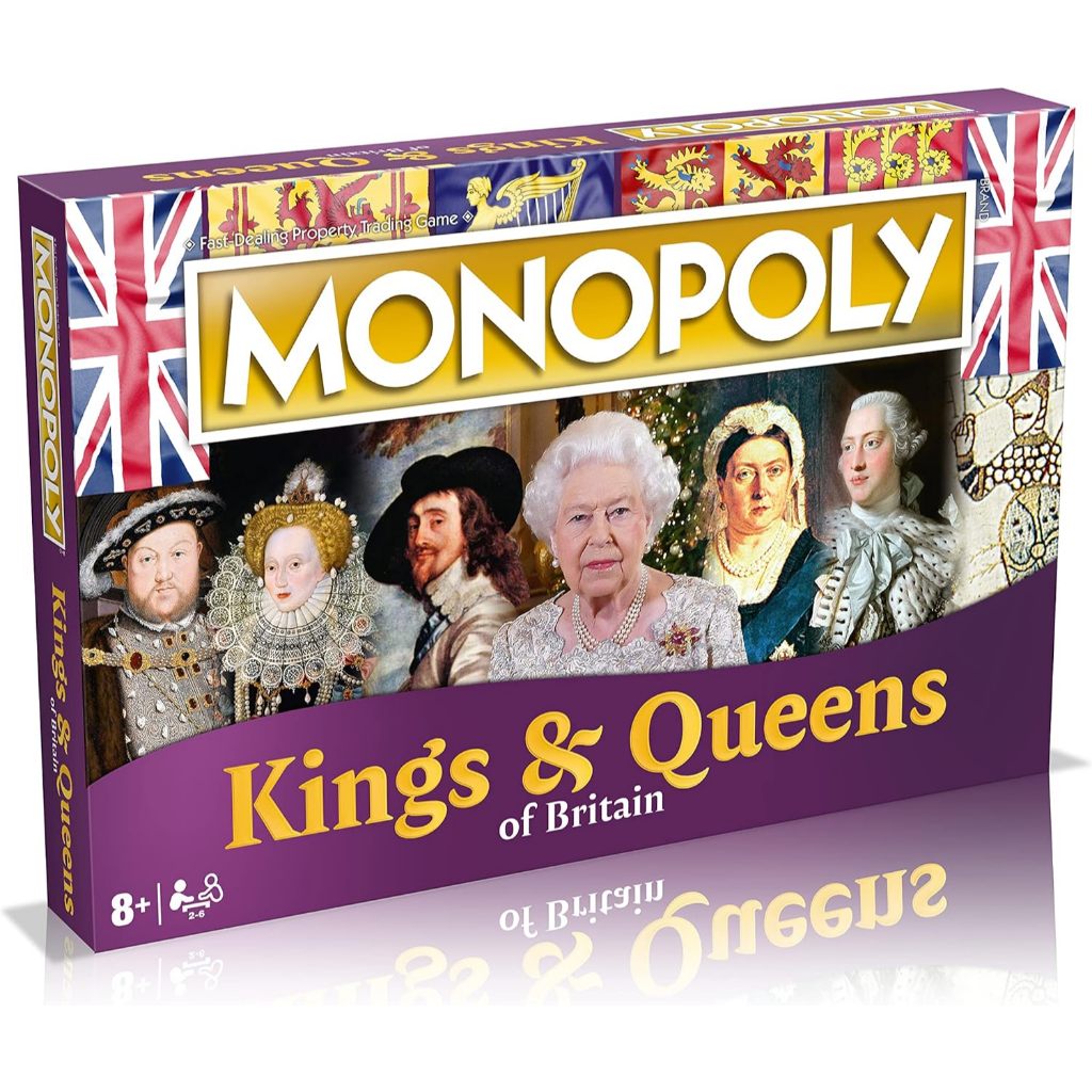 Winning Moves Kings and Queens of Britain Monopoly Board Game, Advance to Alfred the Great,