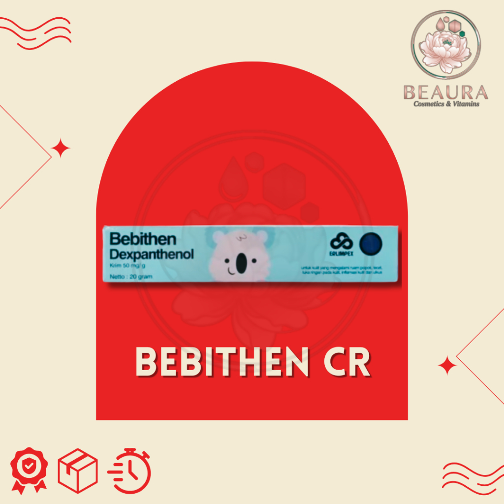 Bebithen Cream 20gr -  Mengatasi ruam popok lecet pada bayi dan anak