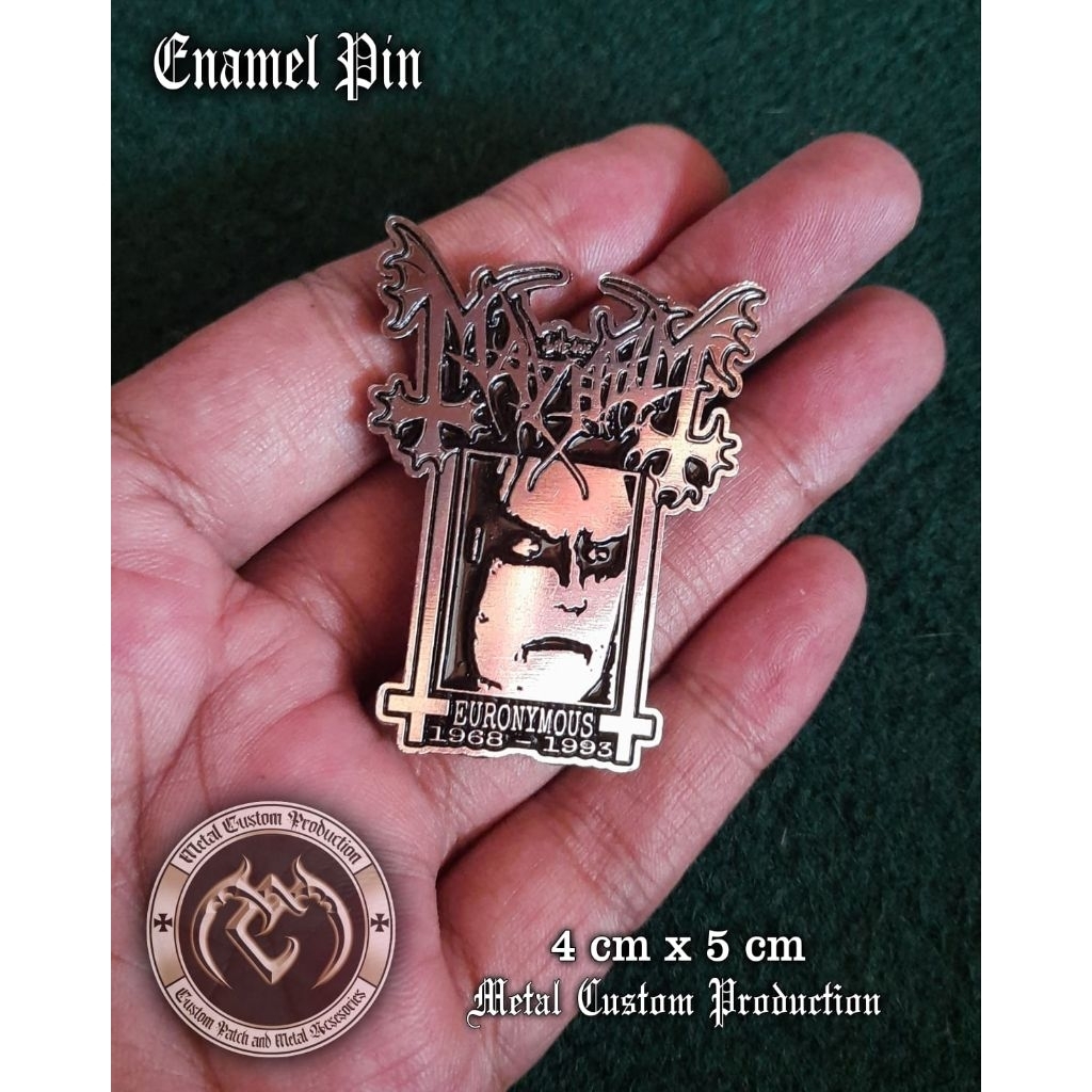 Enamel Pins Mayhem Euronymous / Enamel Pin Band