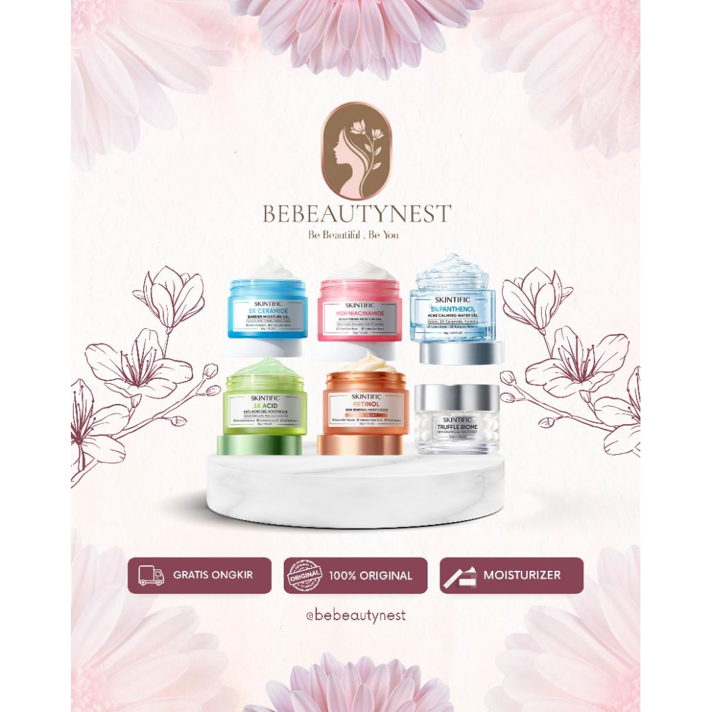 SKINTIFIC MOISTURIZER - All variant Moisturizer SKINTIFIC - 30g