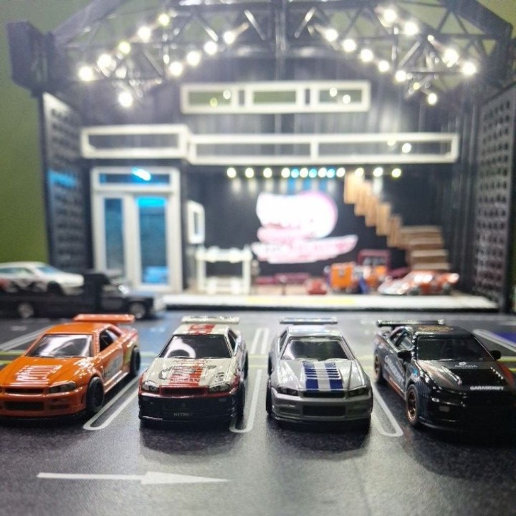 Paket Hotwheels R34 series