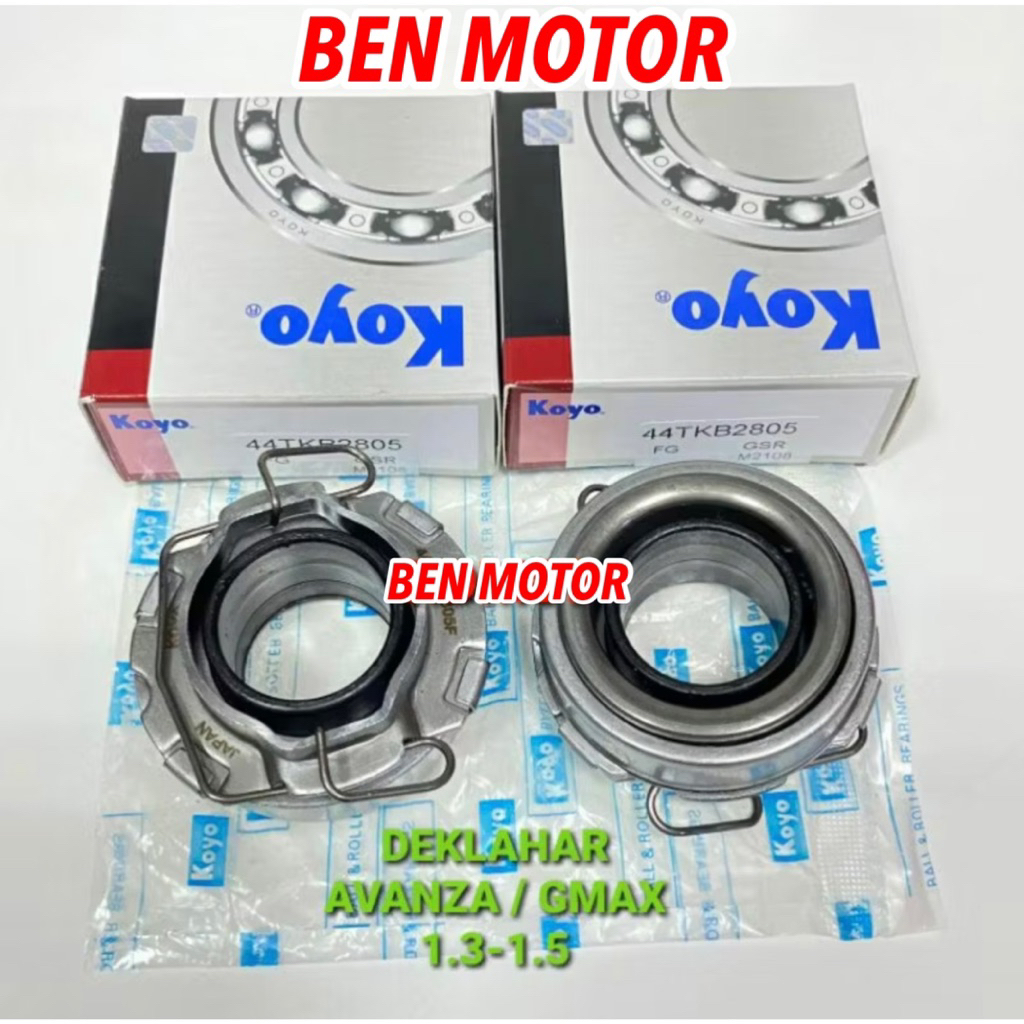 Dek Drag Lahar Bearing Kopling AVANZA VELOZ GRANMAX RUSH 44TKB2805 KOYO ASLI - BEN MOTOR