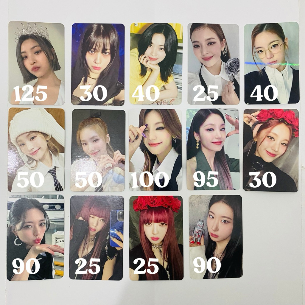 PC ITZY OFFICIAL ALBUM CHESIRE CHECKMATE KILL MY DOUBT BORN TO BE SEASON GREETINGS SSG UNTOUCHABLE B