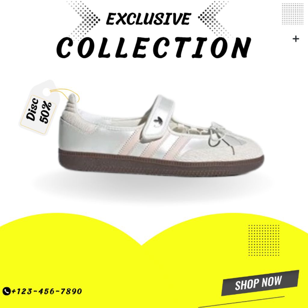 Sepatu Slip On Adidas Samba Jane Wanita Original