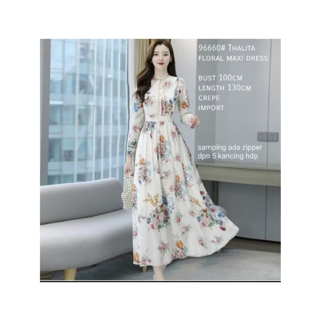 dress thalita flora by threeM