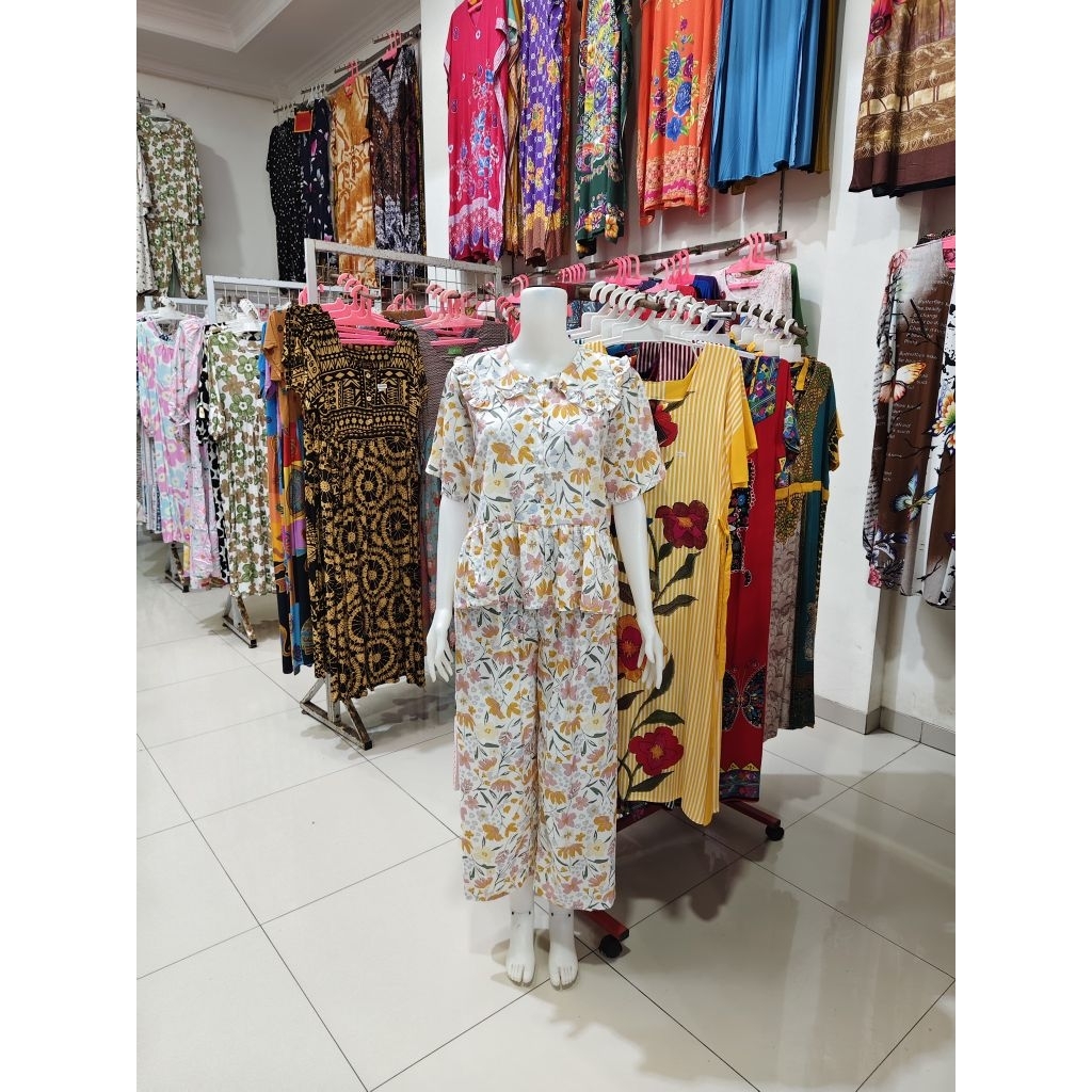 Setelan Wanita Rayon | Setelan Sehari-hari | Baju Pantai