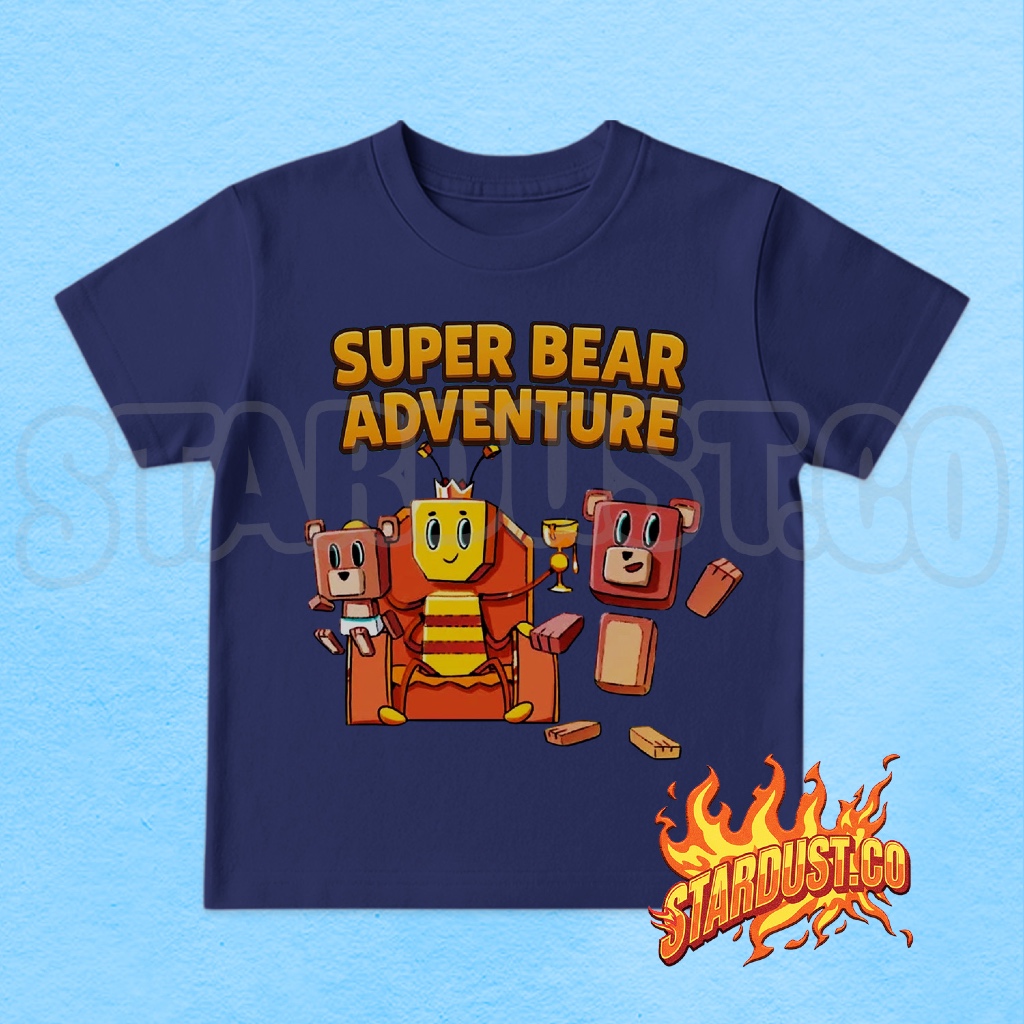 Kaos Anak Super Bear Adventure Queen Bee / Atasan Baju Anak Super Bear Adventure Queen