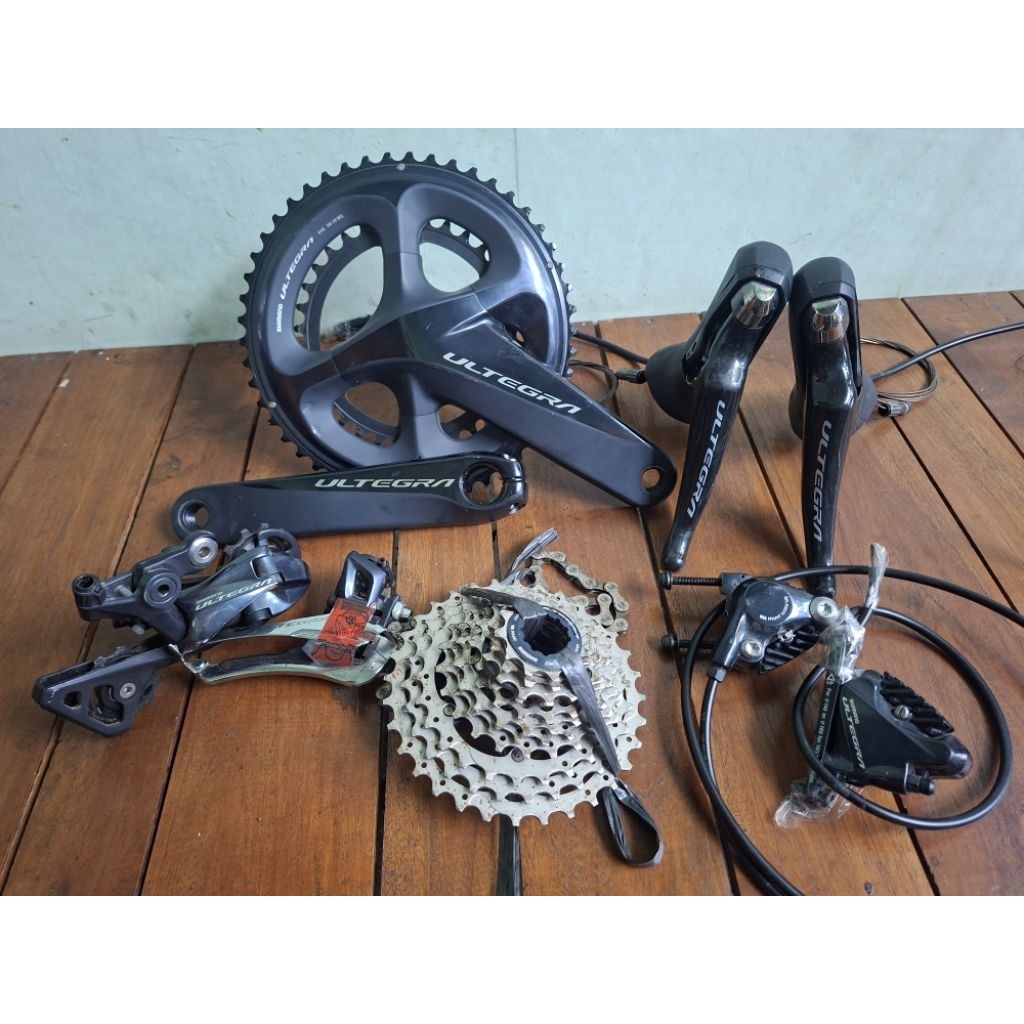 groupset grupset 2x11 shimano ultegra Disc hidrolik claris sora tiagra 105 dura ace