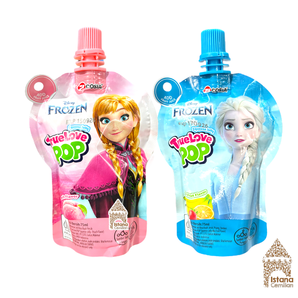 True Love Pop Squeeze Jelly Minuman Jeli Disney Frozen 75 ML