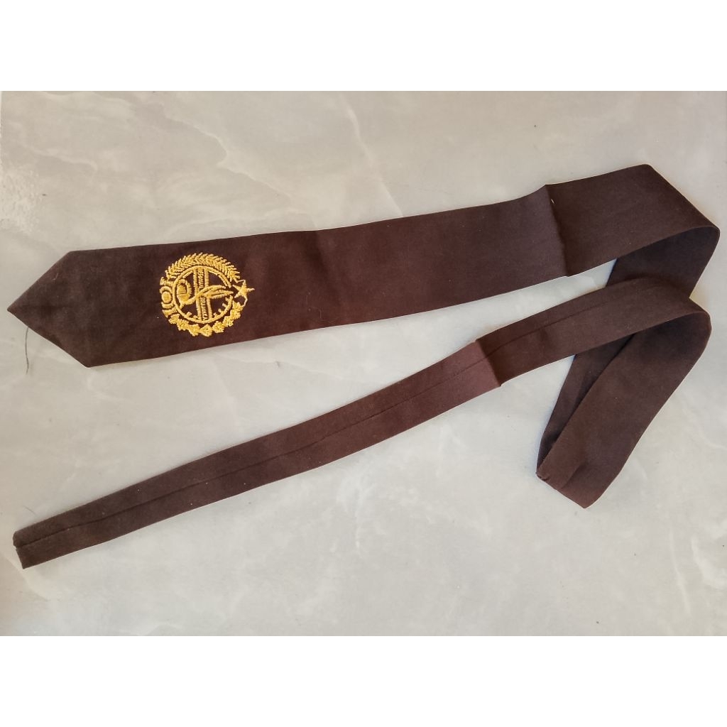 Dasi coklat logo pramuka