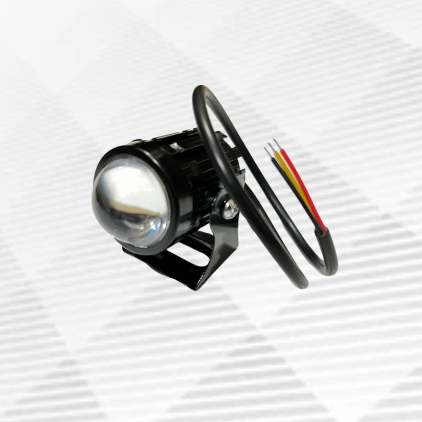 LAMPU TEMBAK MINI DRIVING Led Mini 2 Warna - Lampu Tembak Sorot Foglamp Mini D2 Laser Gun