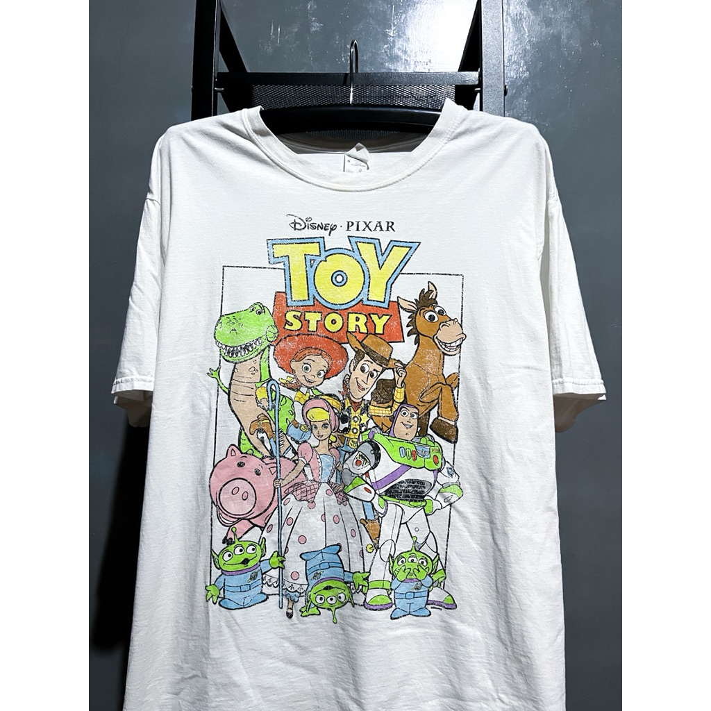 Kaos T Shirt Vintage Art Kartun Toy Story 2 Second