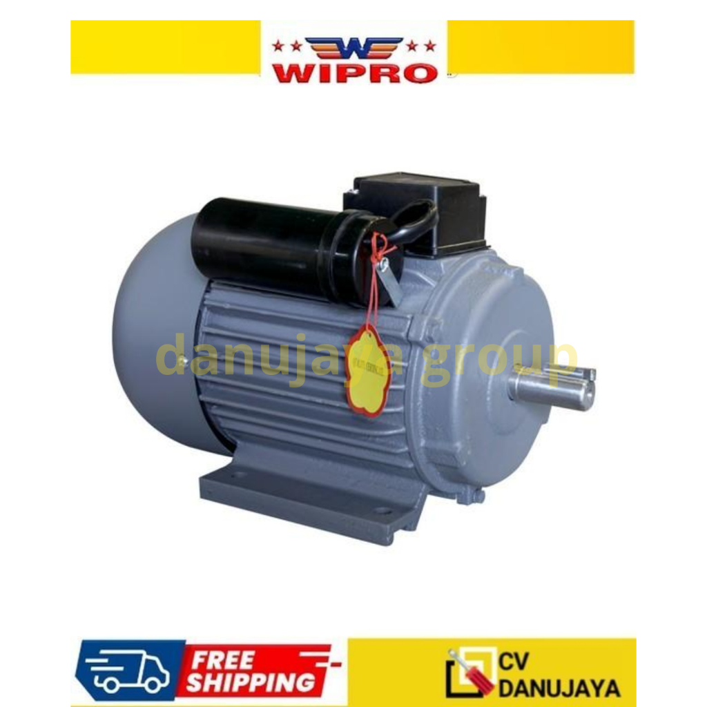 Penggerak Listrik elektromotor electromotor (Dinamo Motor Penggerak) Wipro 1Phase 1 Phase 1/2 HP 2P 
