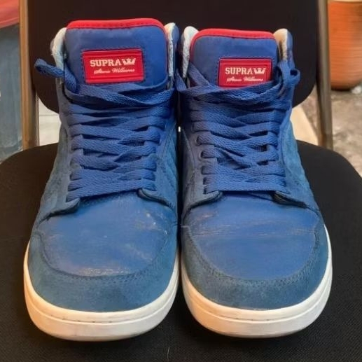 Supra Royal Blue High Tops Shoes size 44