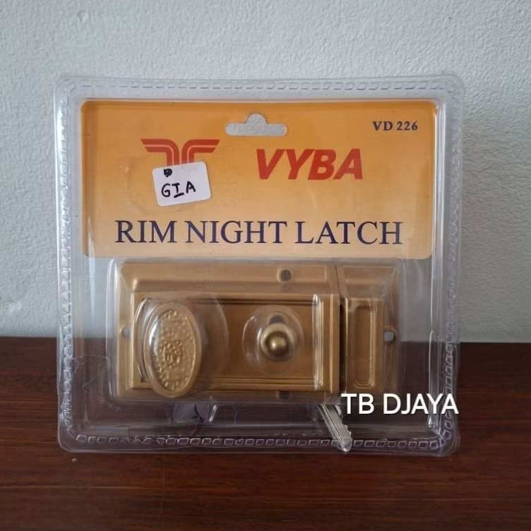 KUNCI OTOMATIS VYBA KUNCI KODOK VYBA UNTUK PINTU KAYU RIM NIGHT LATCH