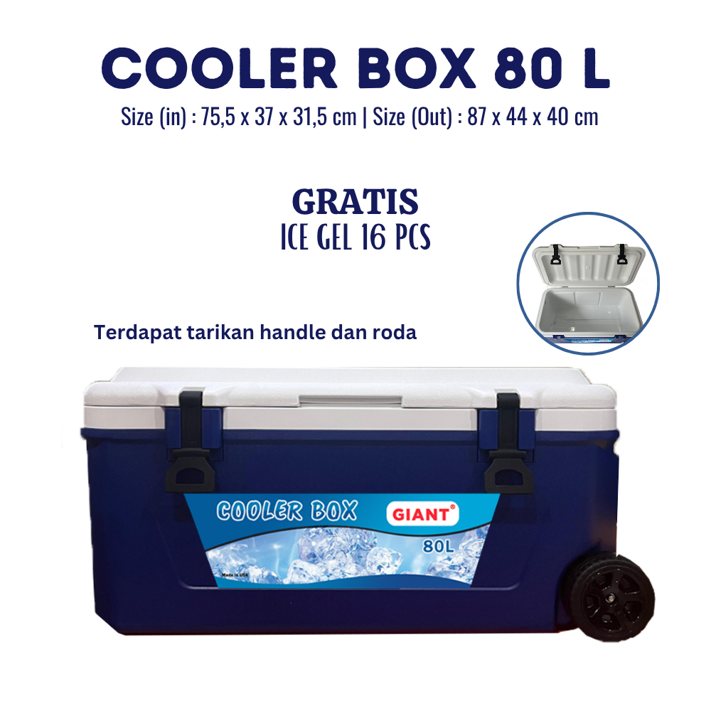 Cooler Box Ikan Cooler Box Besar Cool Box Es Box Ikan Kapasitas 80 Liter