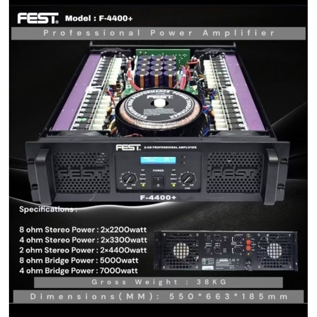 Power Fest F 4400+ NEW Class GB F4400+ Asli