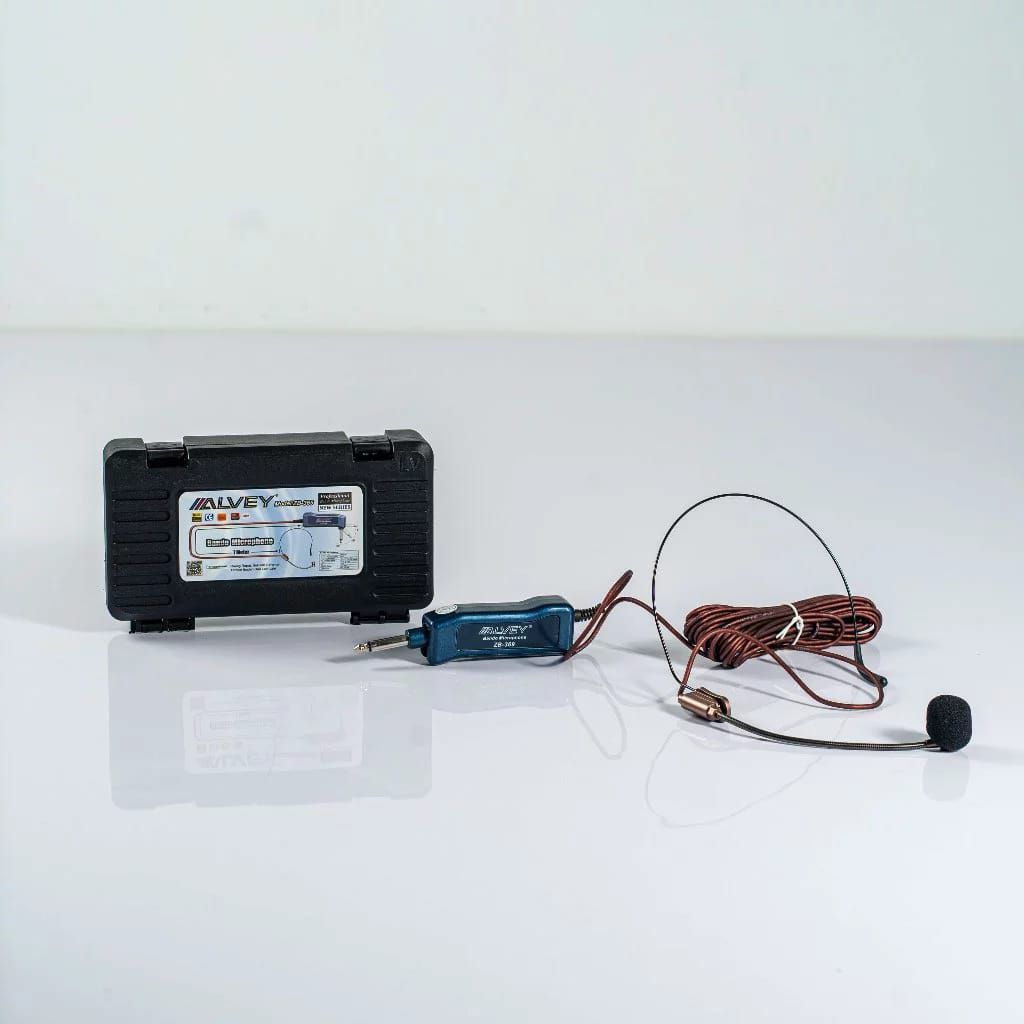 MIC IMAM BANDO ALVEY ZB-370 SUARA BAGUS/MICROPHONE CLIP ON JACK FLEKSIBEL+ CABLE 7 METER/MICROPOHNE 