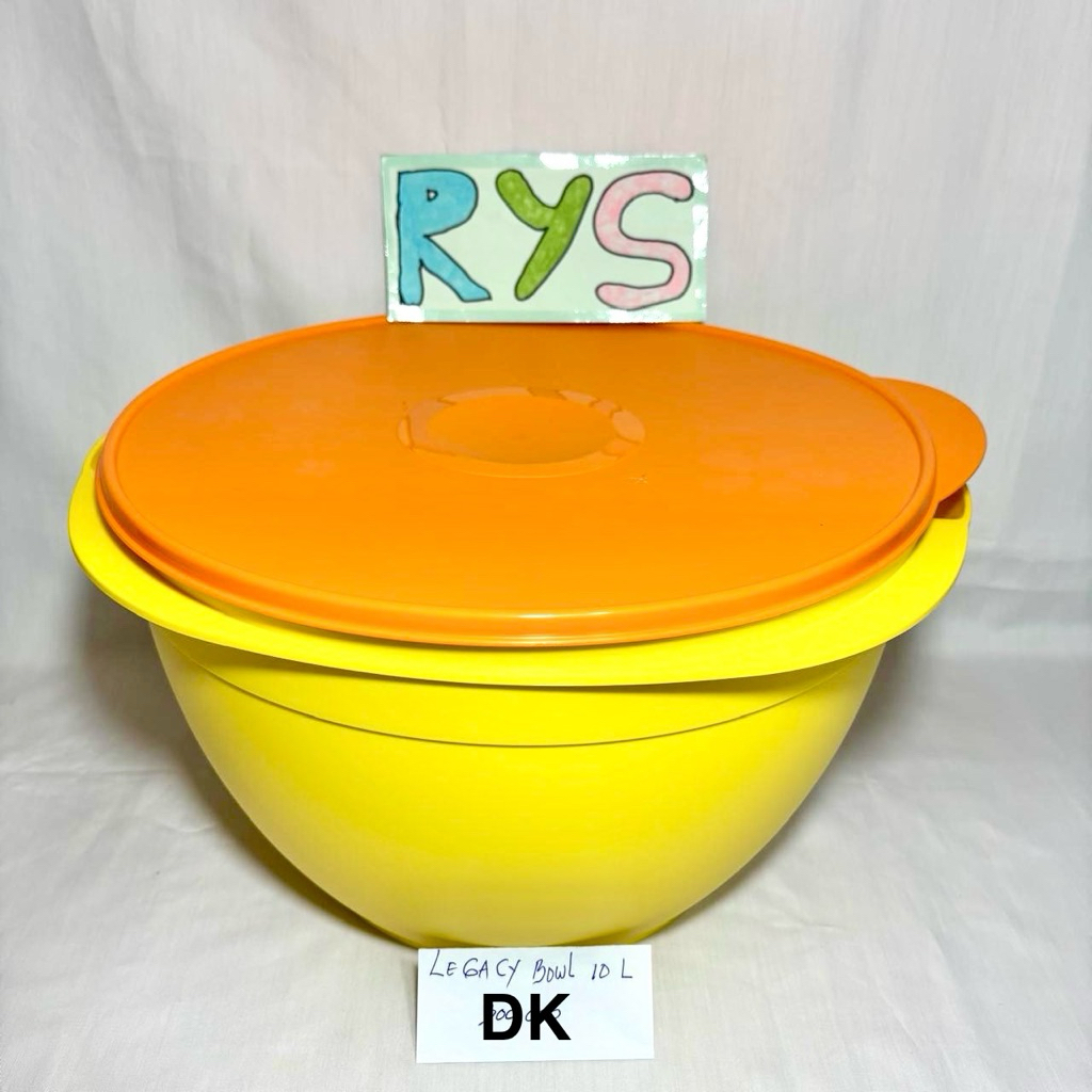 TUPPERWARE LEGACY BOWL 10 LITER