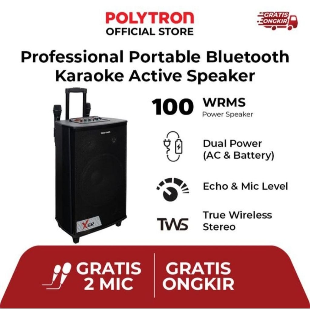 SPEAKER ACTIVE POLYTRON 15INCH PAS PRO 15F7