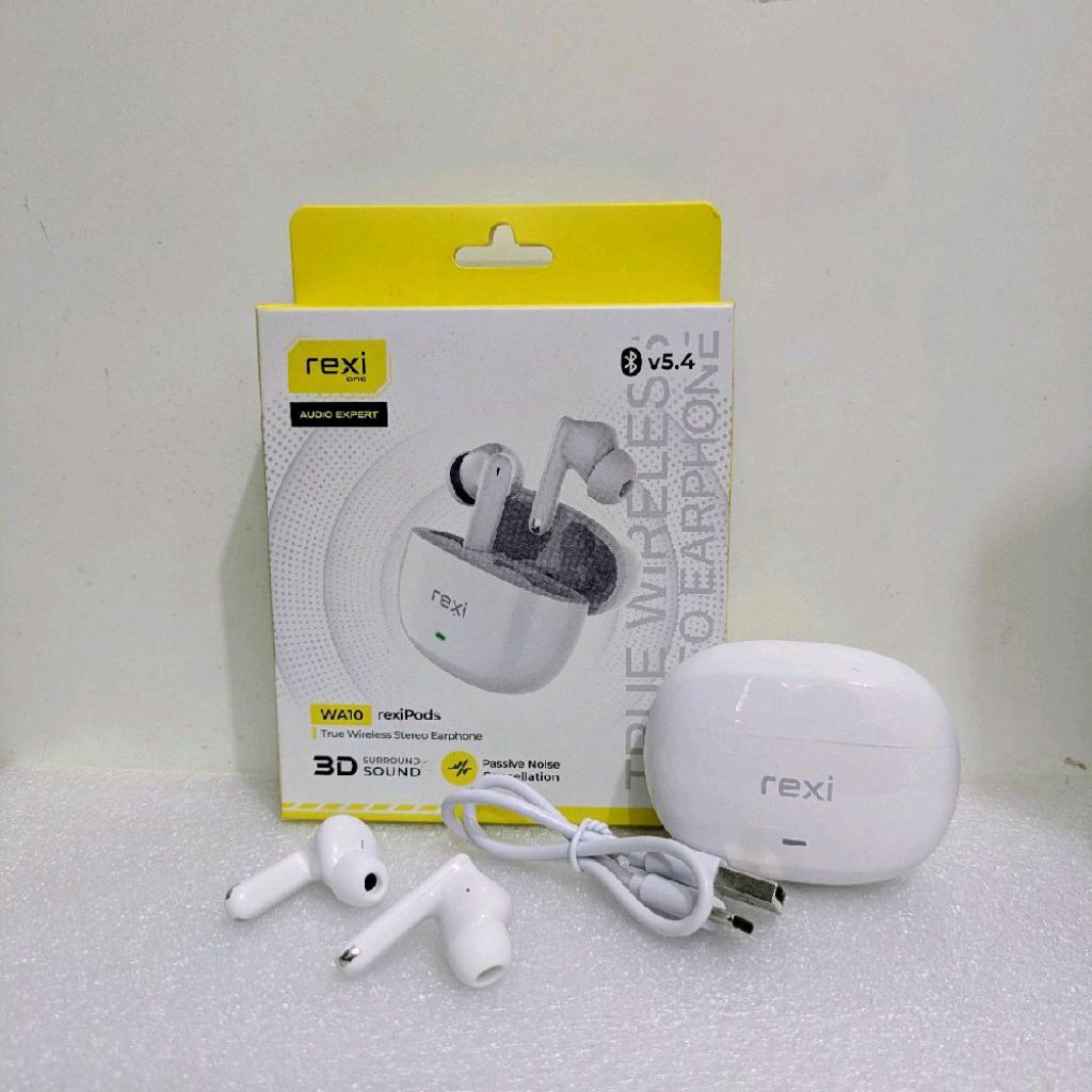 REXI WA10 True Wireless Stereo Earphone 3D SURROUND SOUND 5.4