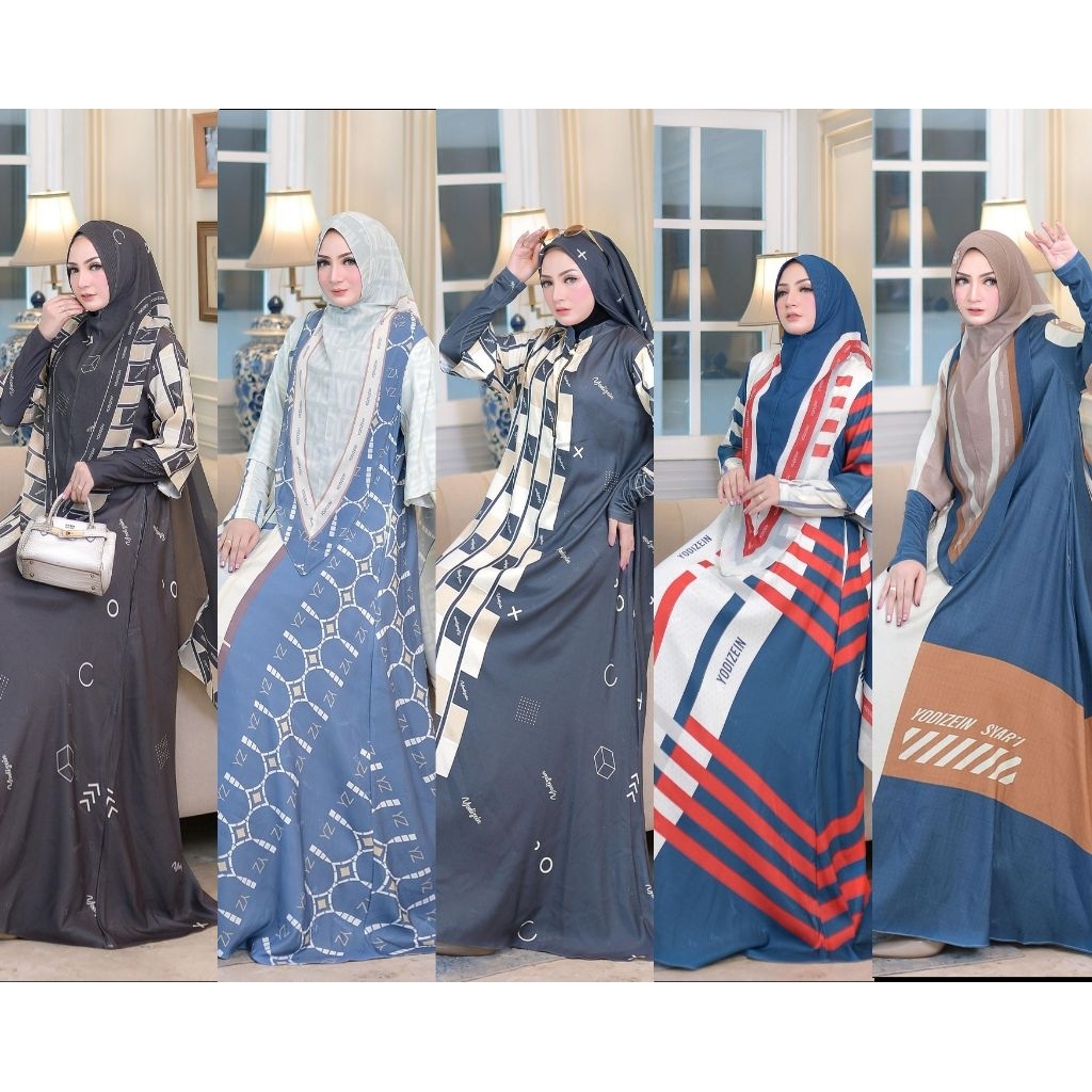 GAMIS PRINTING TANTRUM PART 2 YODIZEN WANITA MUSLIMAH