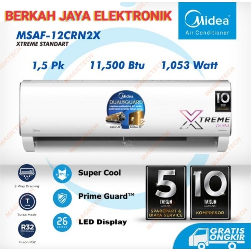 AC MIDEA MIDEA MSAF-12CRN2X