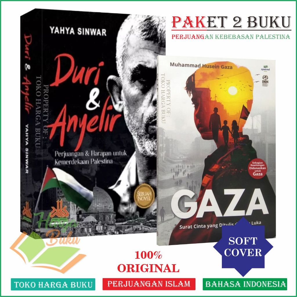 Foto Duri dan Anyelir ORIGINAL Novel Perjuangan dan Harapan untuk Kemerdekaan Palestina Karya Yahya Sinwar - Pustaka Al-Kautsar