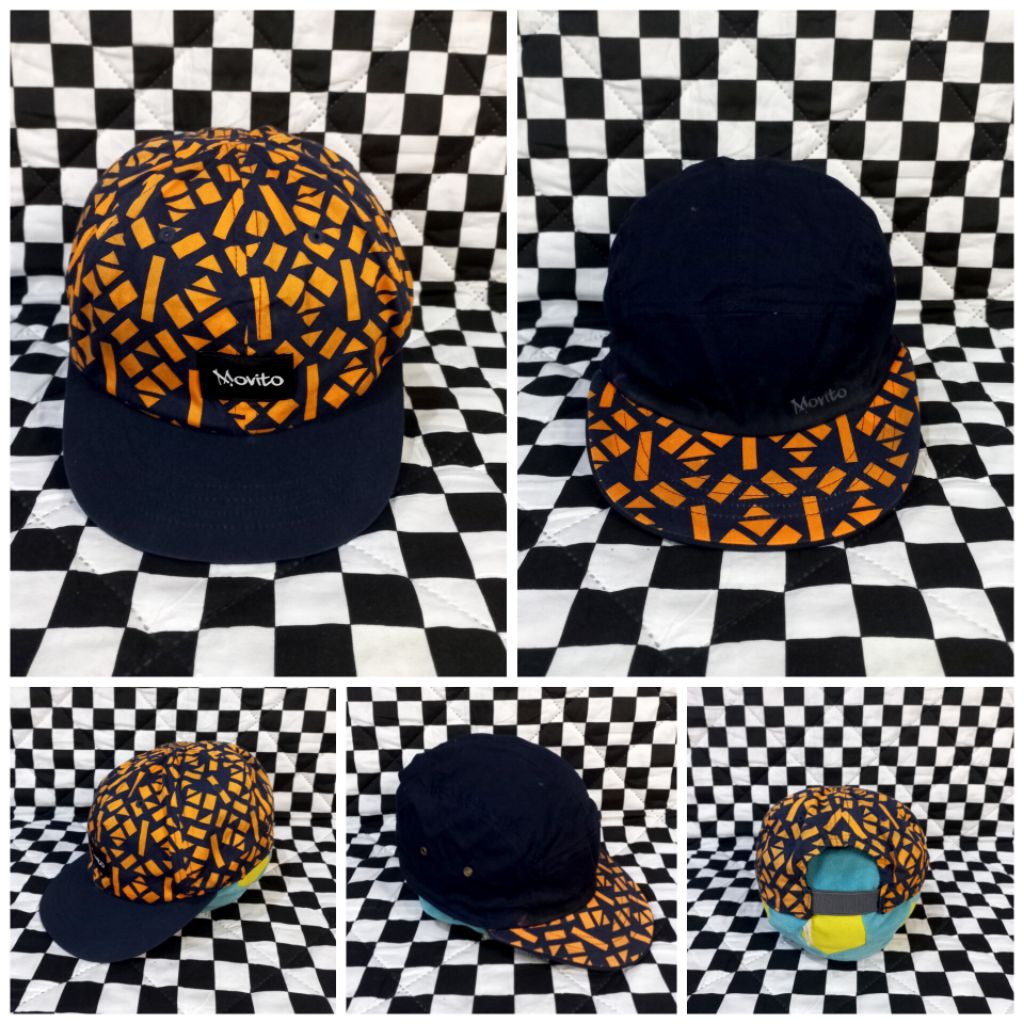 Topi visor pendek outdoor bolak balik brand Movito