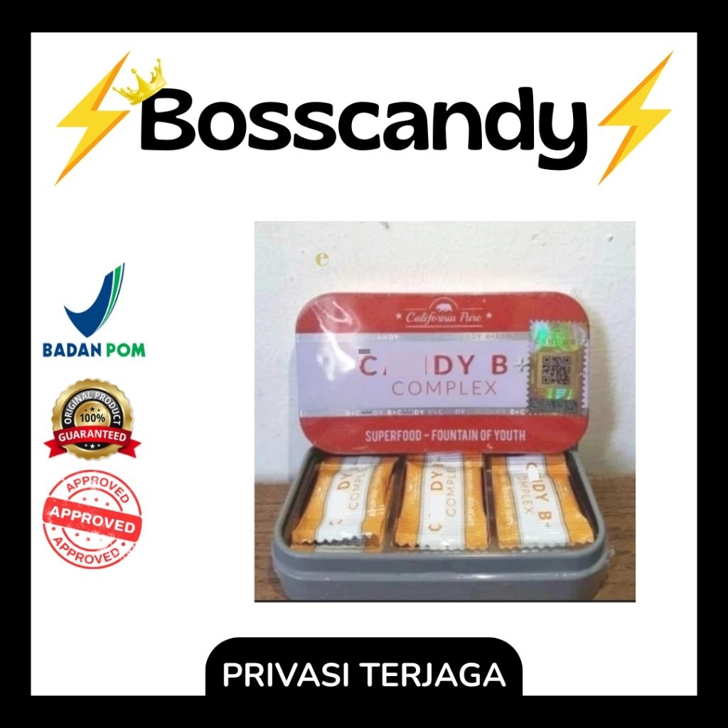 candy jeruk b 12PCS by boss Membantu Stamina
