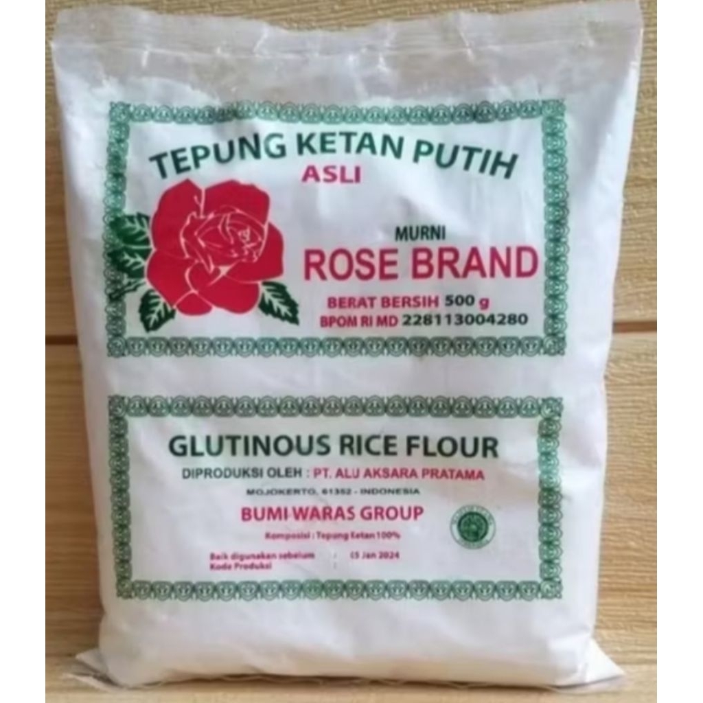 TEPUNG KETAN ROSE BRAND/TEPUNG KETAN 500g