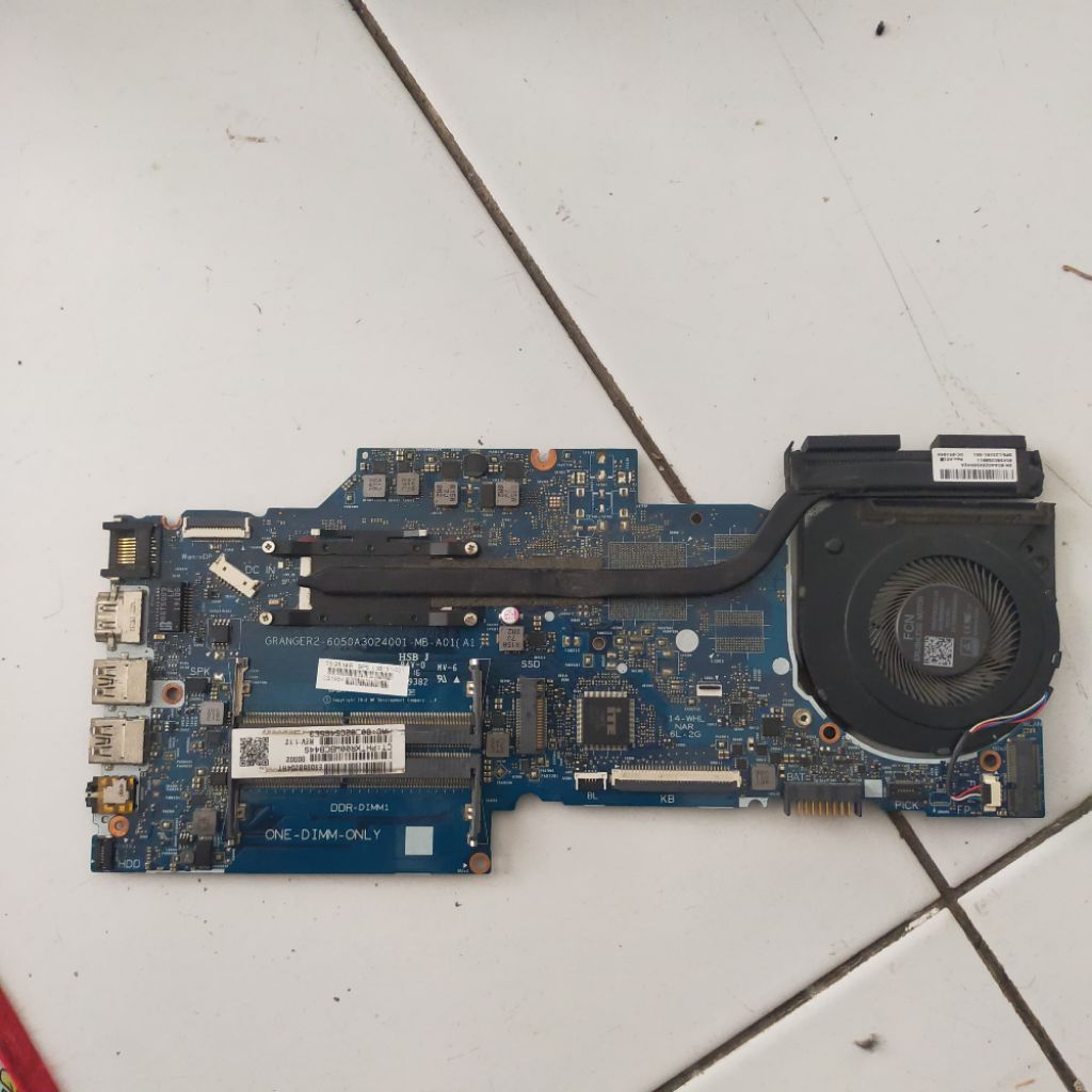 Mainboard motherboard mobo normal Laptop HP 14s dk cf core i5 gen 10