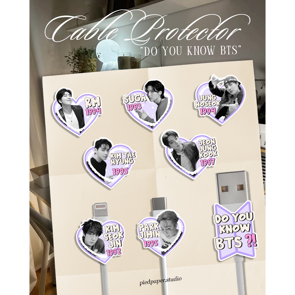 BTS Cable Protector piedpaper.studio