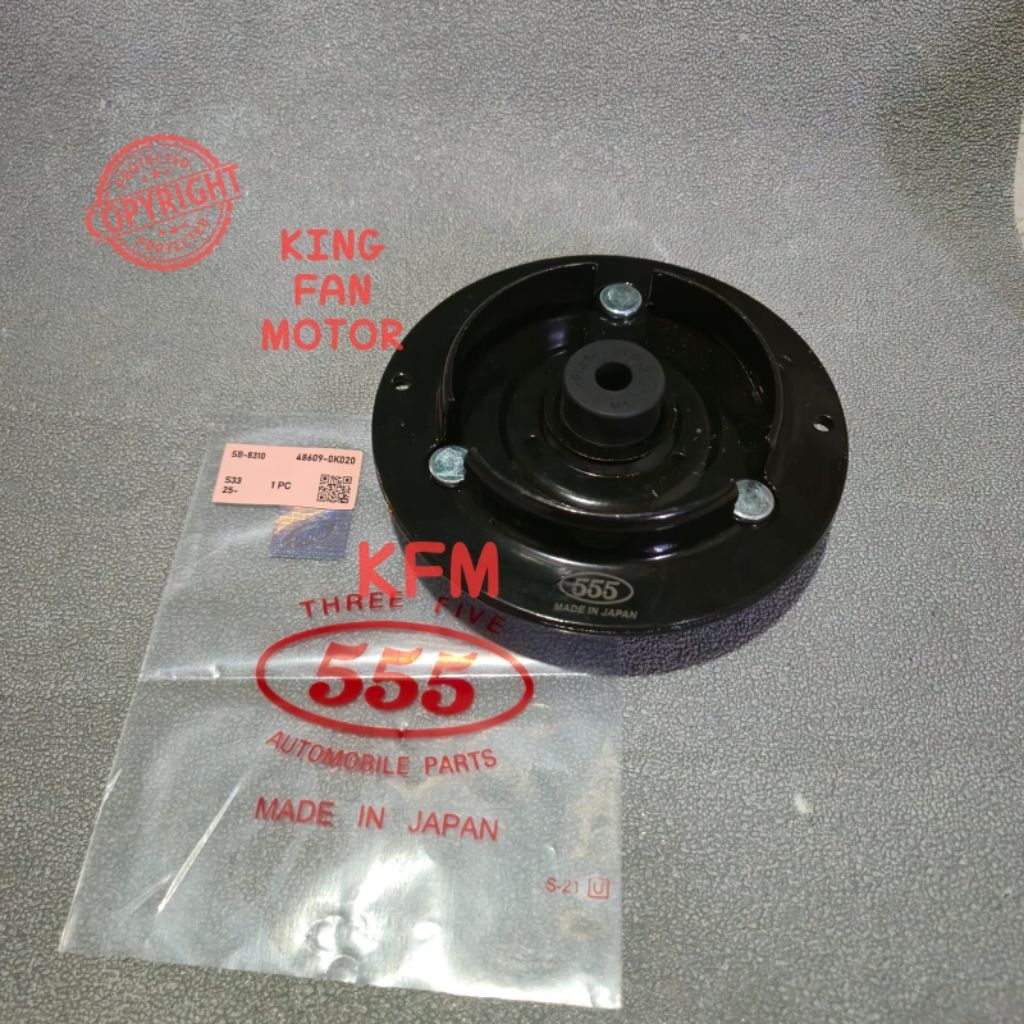 KARET SUPPORT DEPAN INNOVA 555 JAPAN 1PC- SUPPORT SHOCK BREAKER DEPAN INNOVA 555 JAPAN