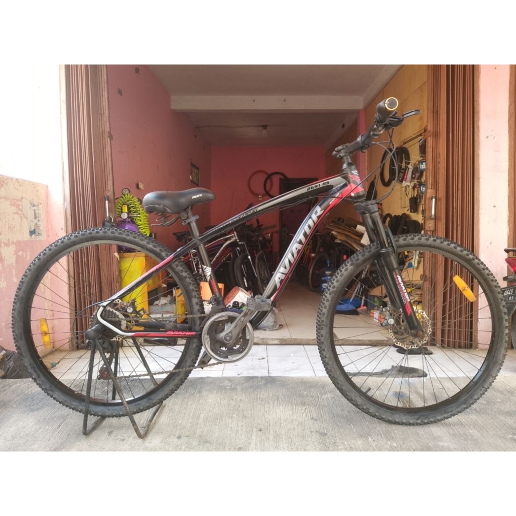 Sepeda Gunung MTB Aviator UK 26 Inch Speed 3x8 Siap Pakai