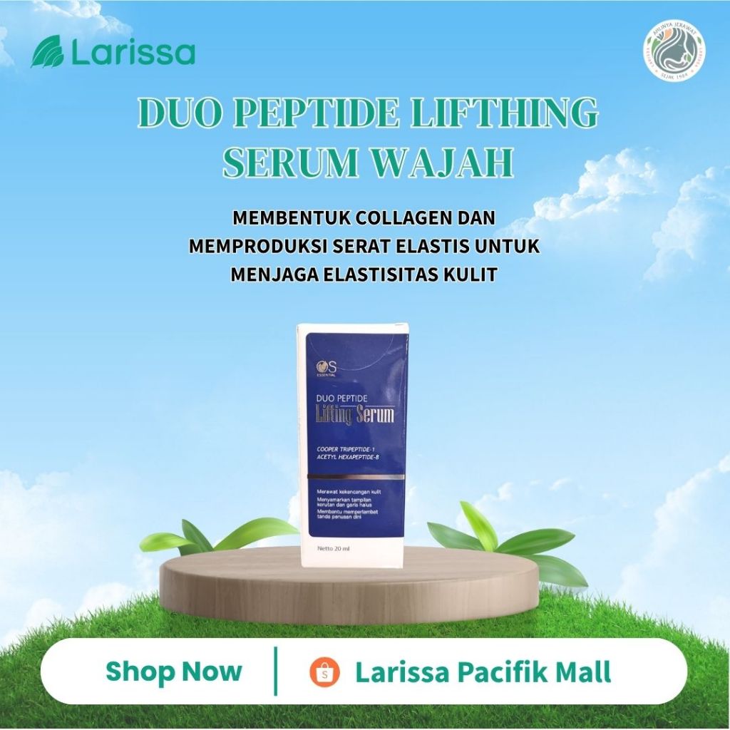 Larissa Serum Wajah Duo Peptide Lifting Serum - Mengencangkan Wajah