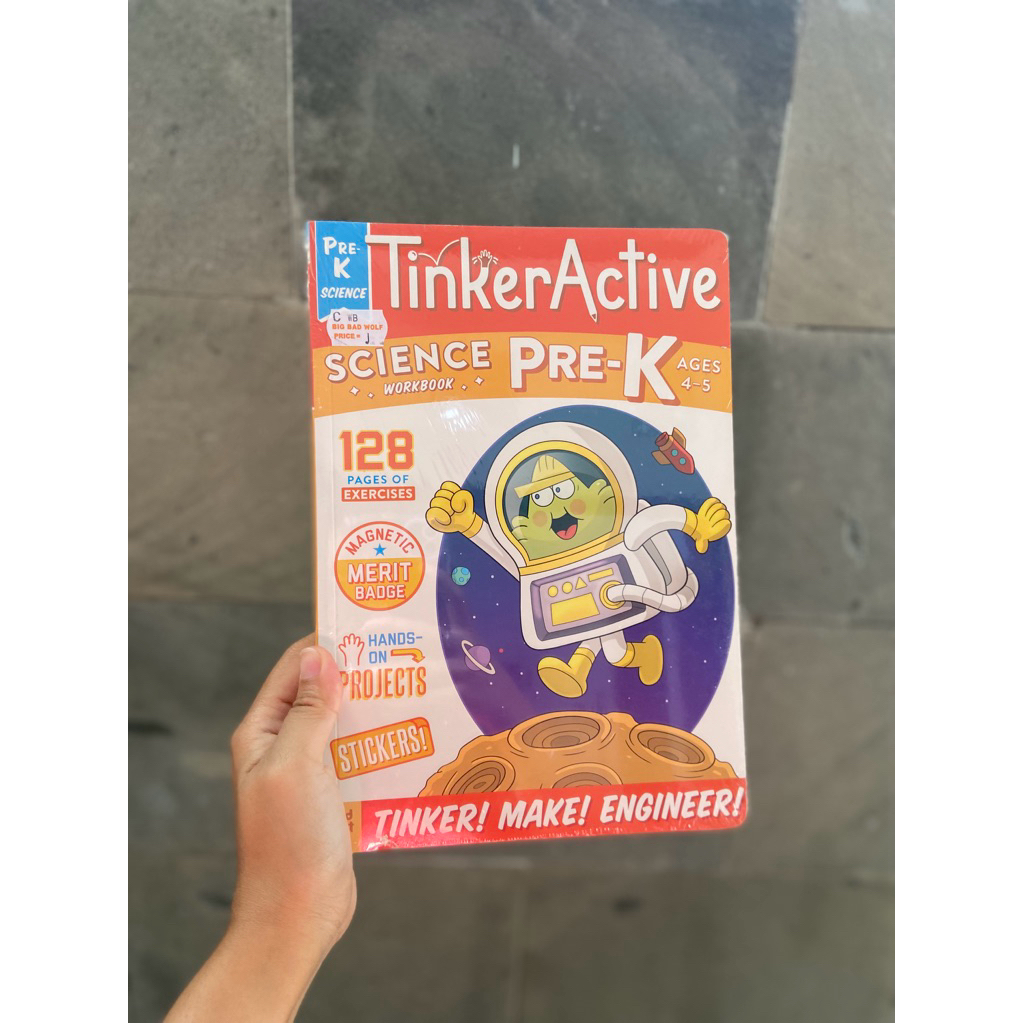 Thinker Active Science Workbook Pre K ages 4-5