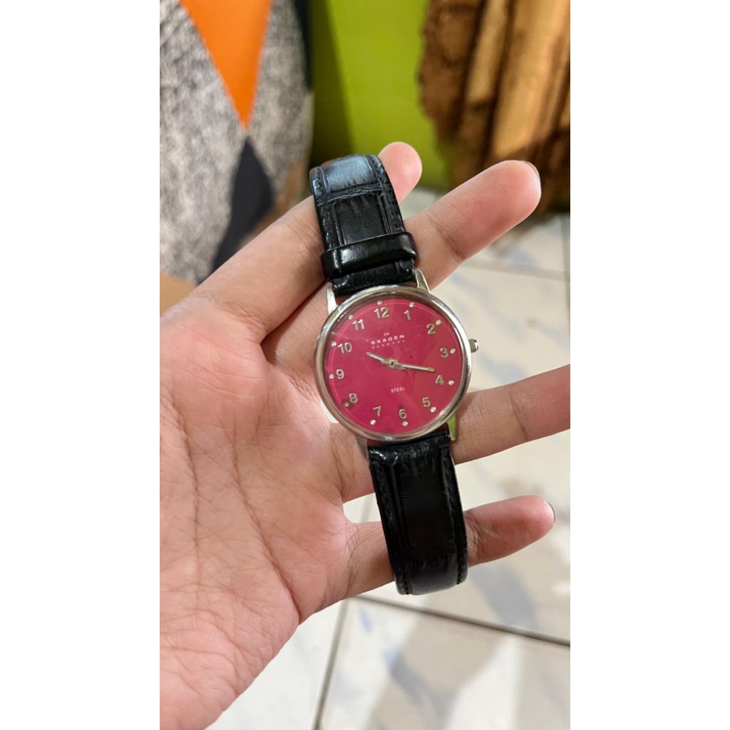 Jam Tangan Skagen Denmark Ori Second Batangan Untuk Cowok dan Cewek (Unisex)