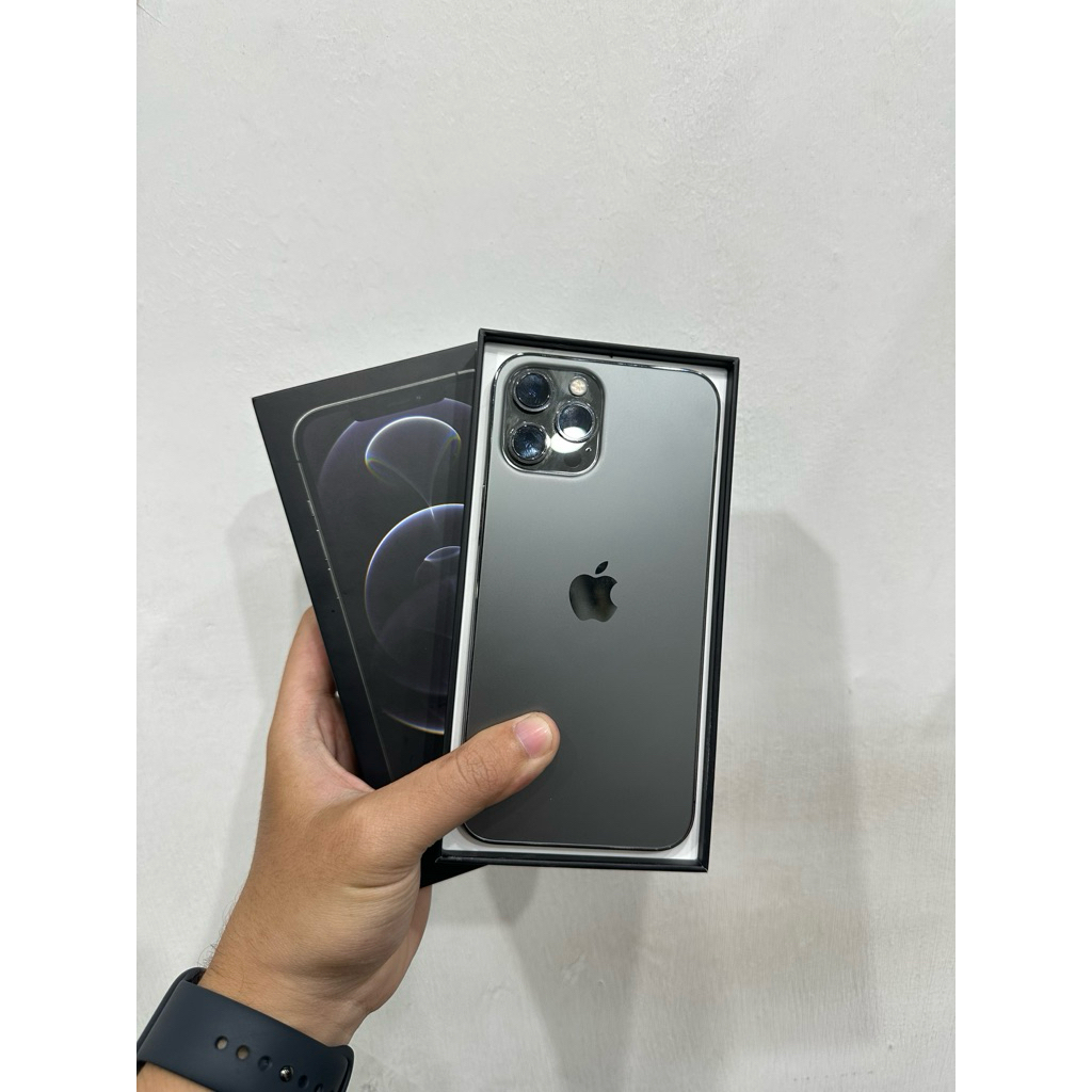 second iphone 12 Pro max 256Gb ex ibox  lengkap mulus no minus
