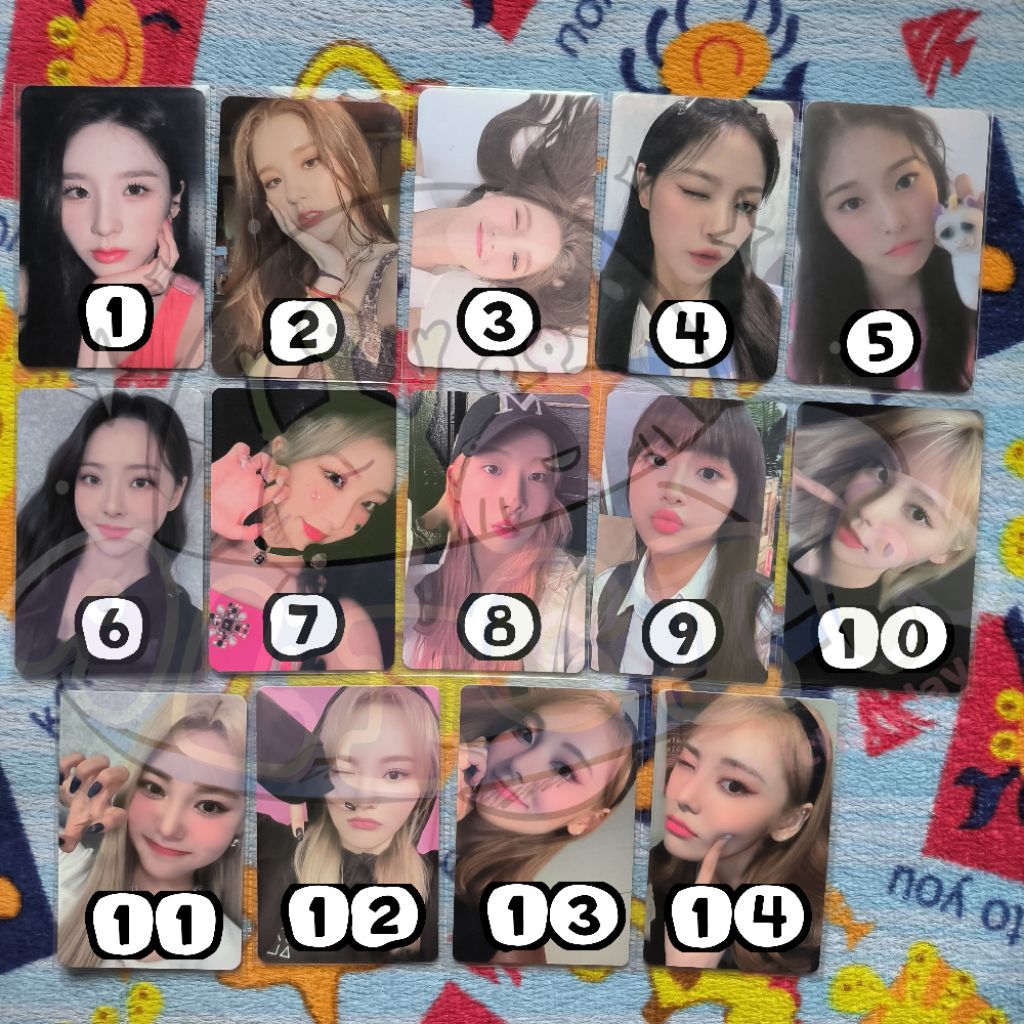 PC PHOTOCARD LOONA HEEJIN HYUNJIN CHUU JINSOUL KIM LIP VIVI