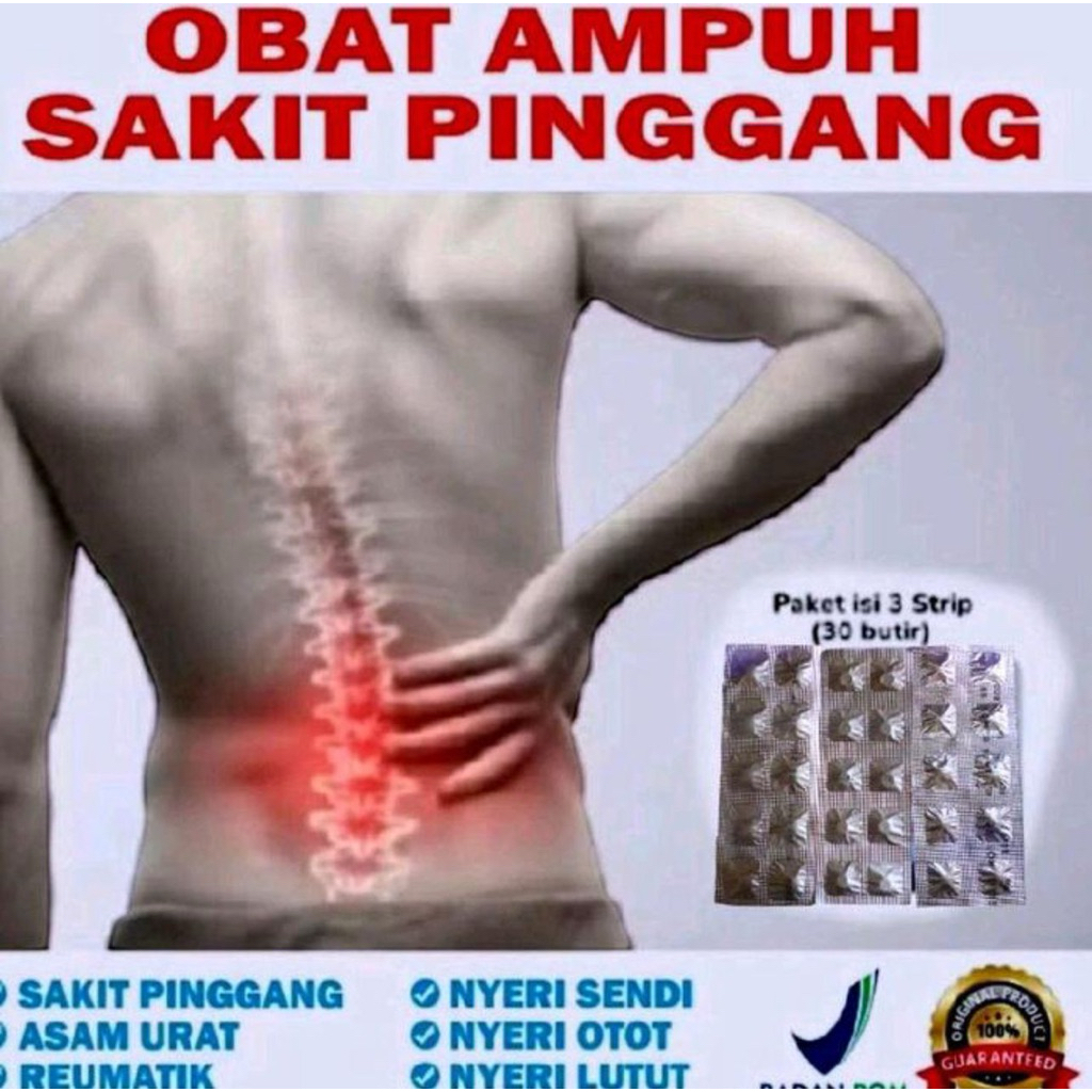 pegel linu / sakit pinggang/encok/rematik