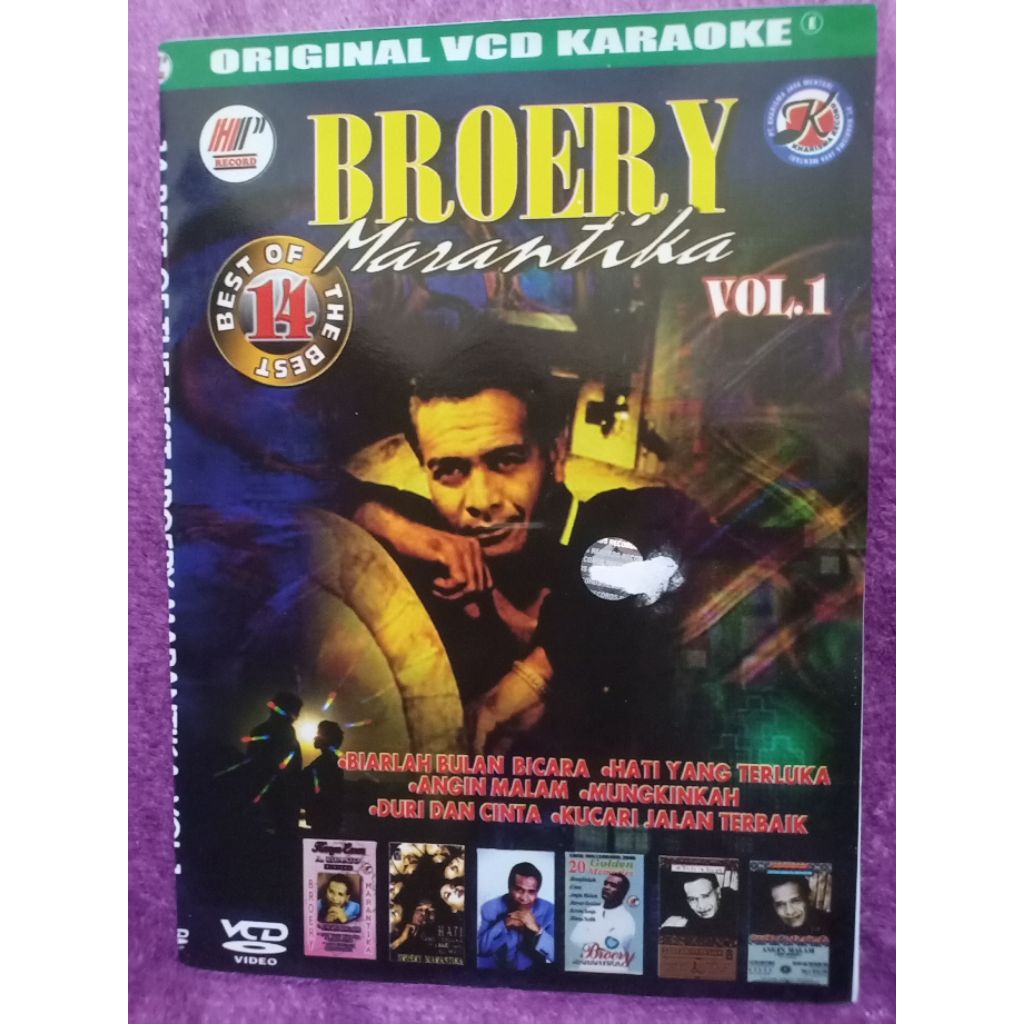 VCD 14 BEST OF THE BEST BROERY MARANTIKA VOL 1