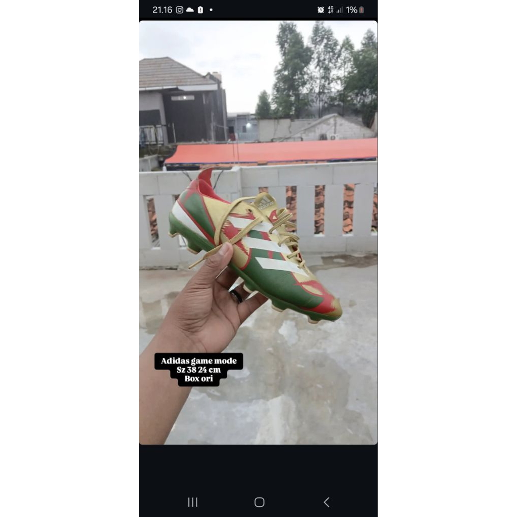 sepatu bola adidas game mode