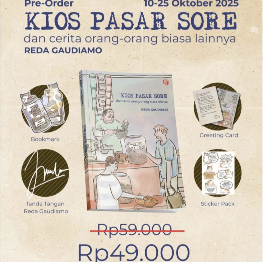 Kios Pasar Sore - Reda Gaudiamo
