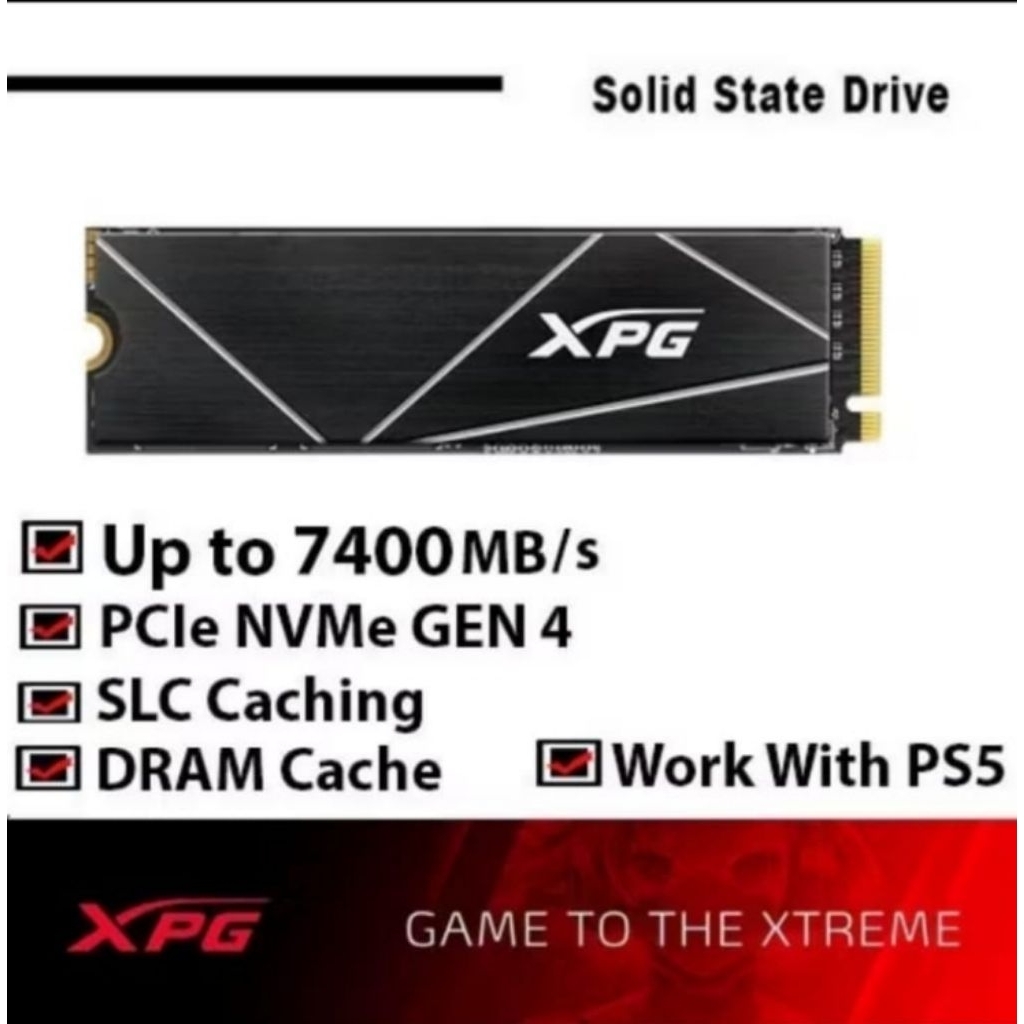 ADATA XPG Gammix S70 Blade 4TB-PCIE NVME Gen4