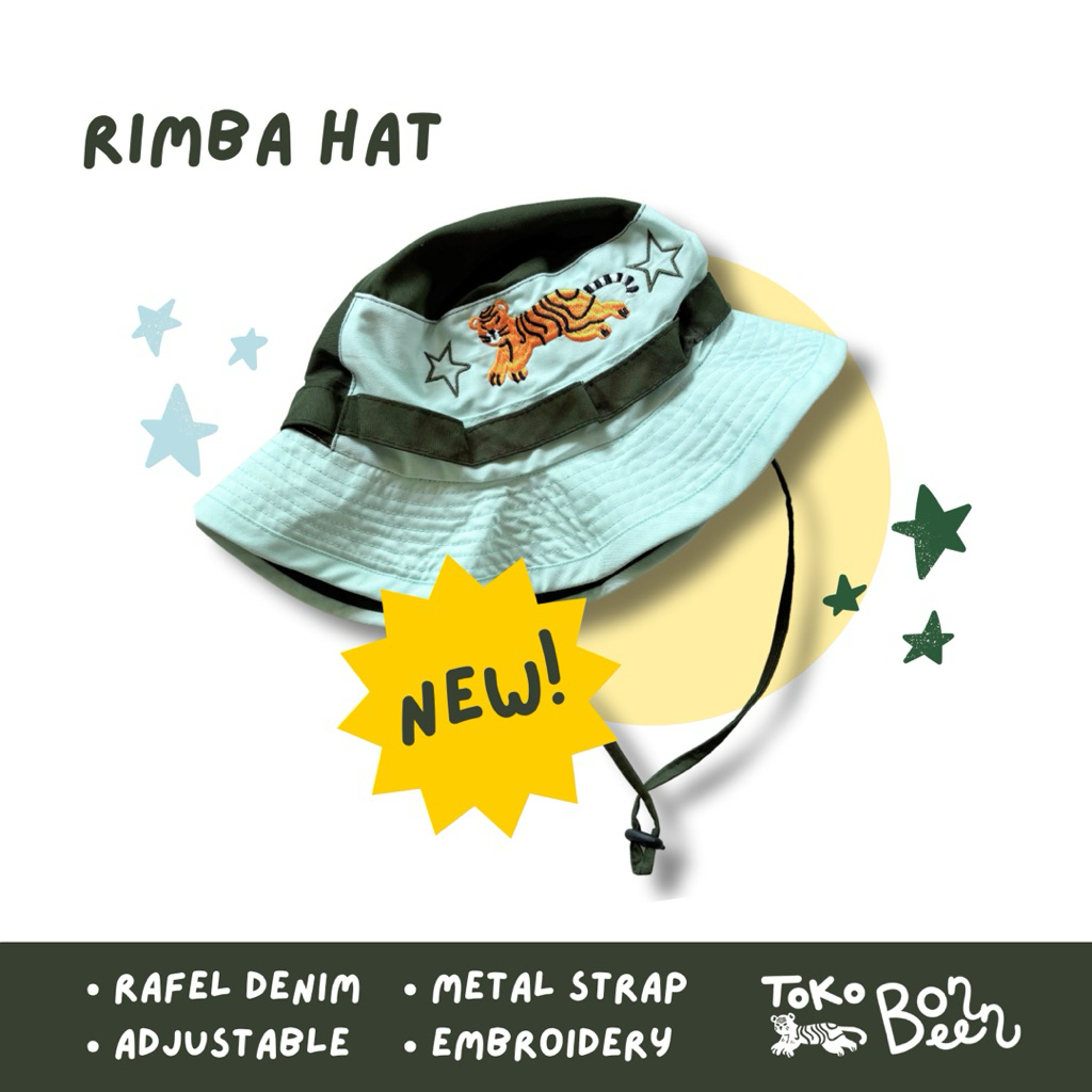 [Toko Bonbeen] Rimba Hat “We’re Wild” topi rimba unisex
