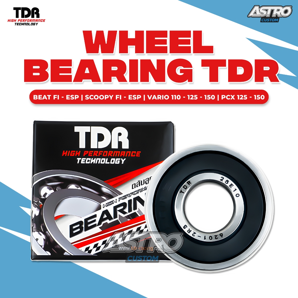 Bearing Laher Revo Blade Beat FI ESP Scoopy FI Vario 110 125 150 PCX Satria 2RS Wheel Bearing Klaher