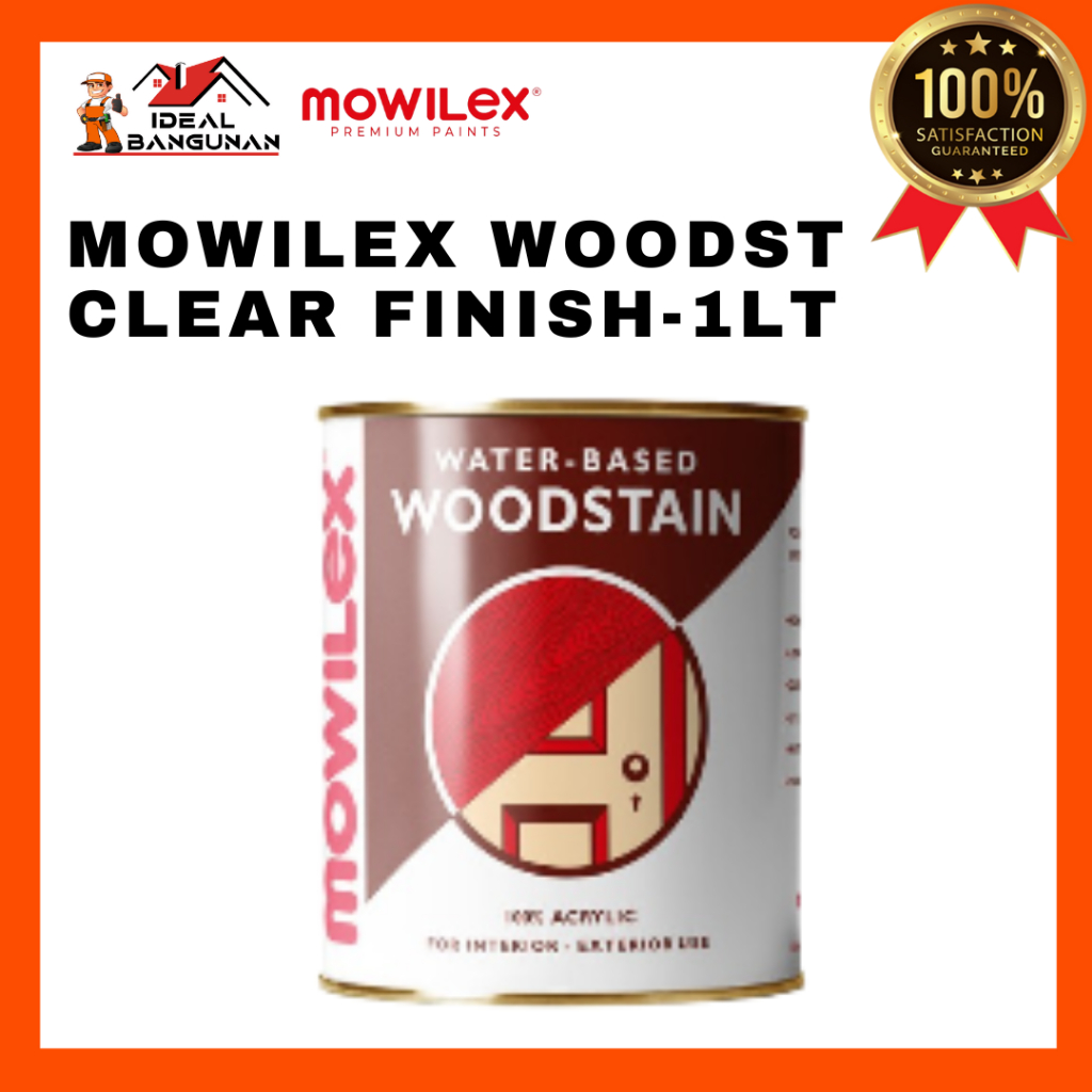 MOWILEX WOODST CLEAR FINISH 1 LT | CAT MOWILEX | CAT KAYU