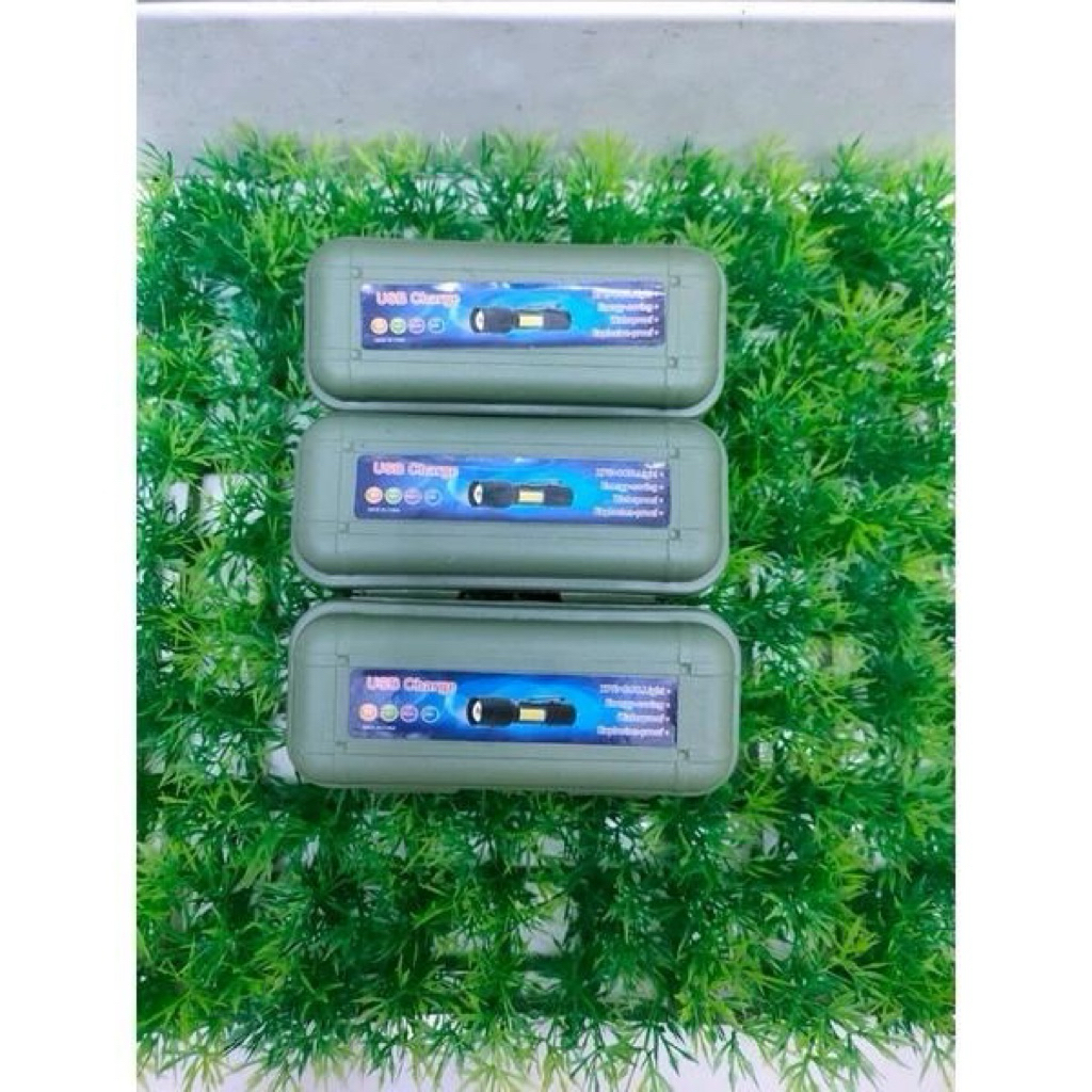 Lampu Senter Mini XPE dan COB led ZXT 513 Usb Charger / Senter Swat Mini / Senter